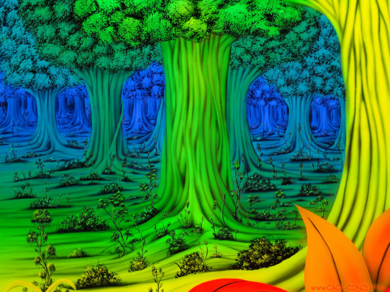Schwarzlicht Minigolf - Caos Conzept - Psychedelic ...