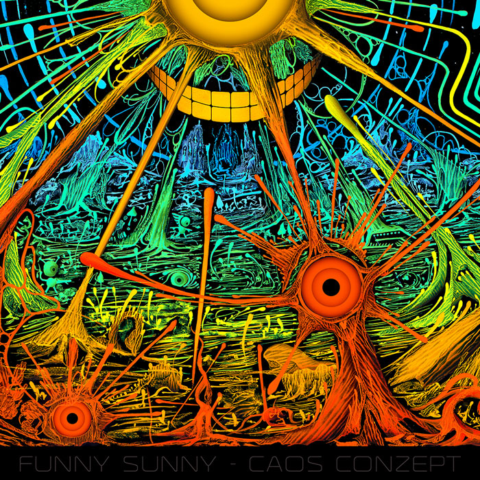 Funny Sunny - Caos Conzept - Psychedelic Blacklight Art